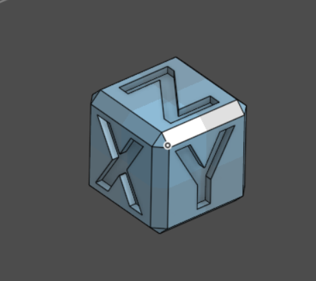 XYZ cube 3D model thumbnail