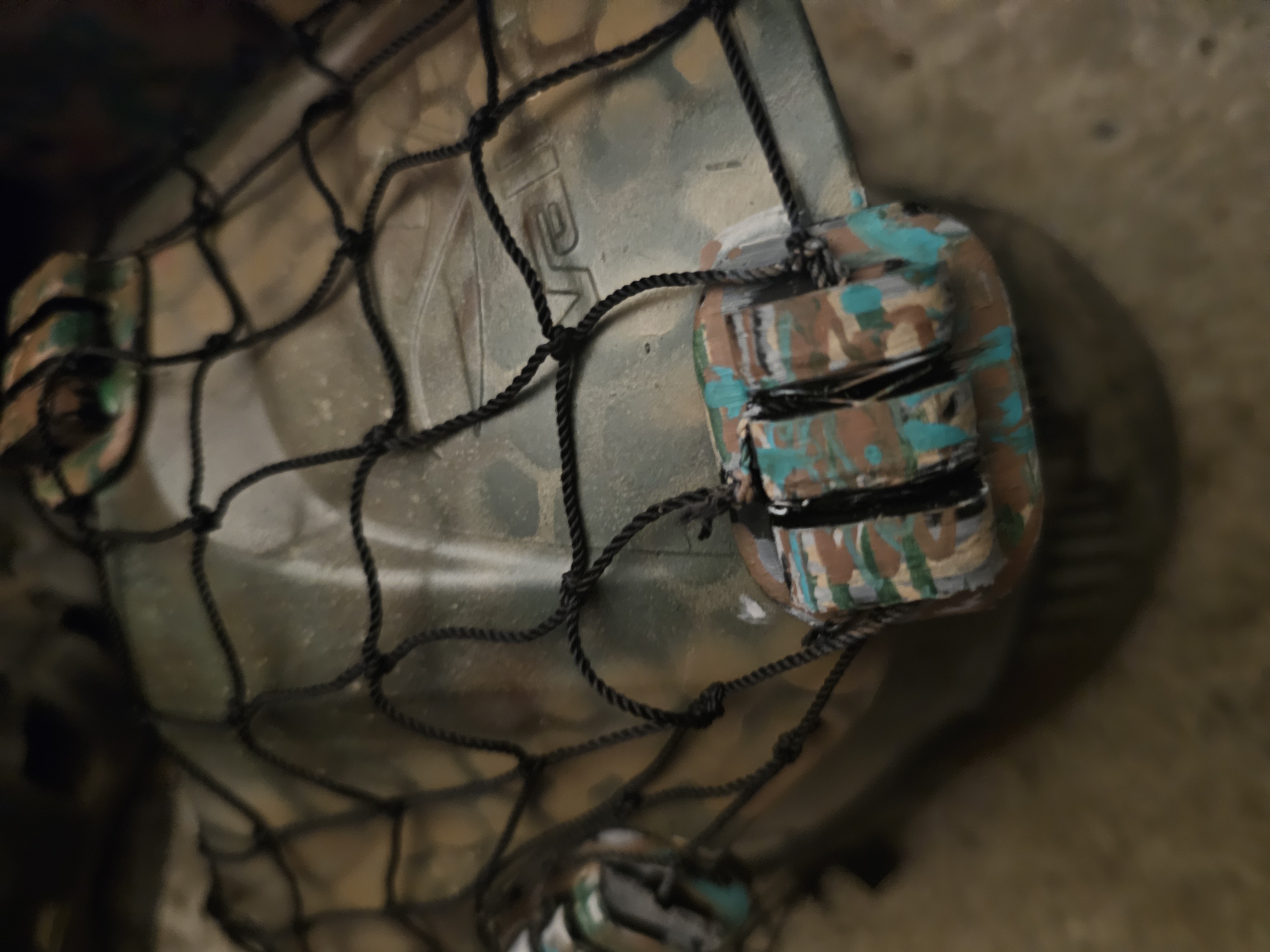Paintball mask net hooks