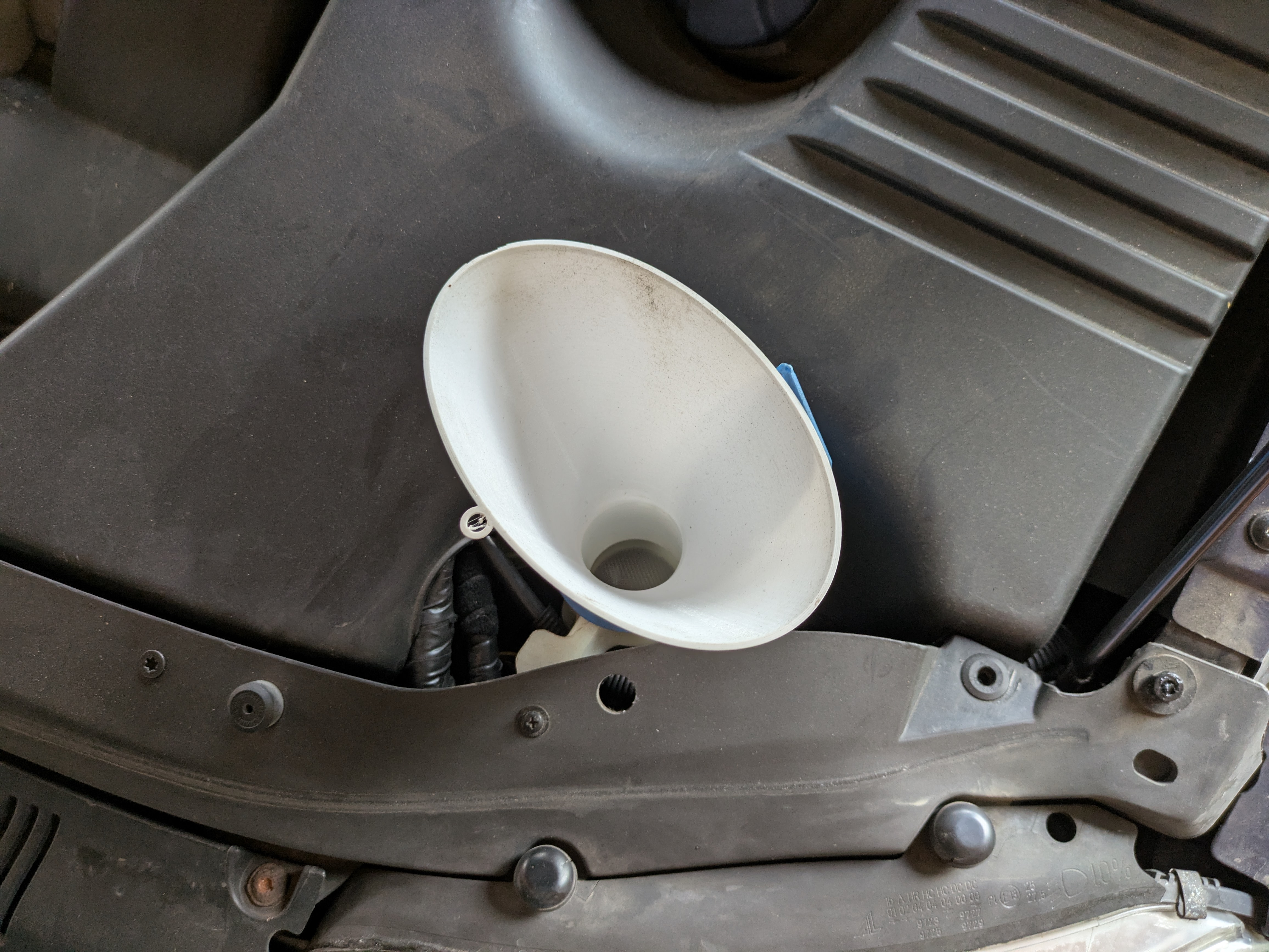 Flexible Car Washer Fluid Funnel (ABS/PET-G, Vase Mode Optional)