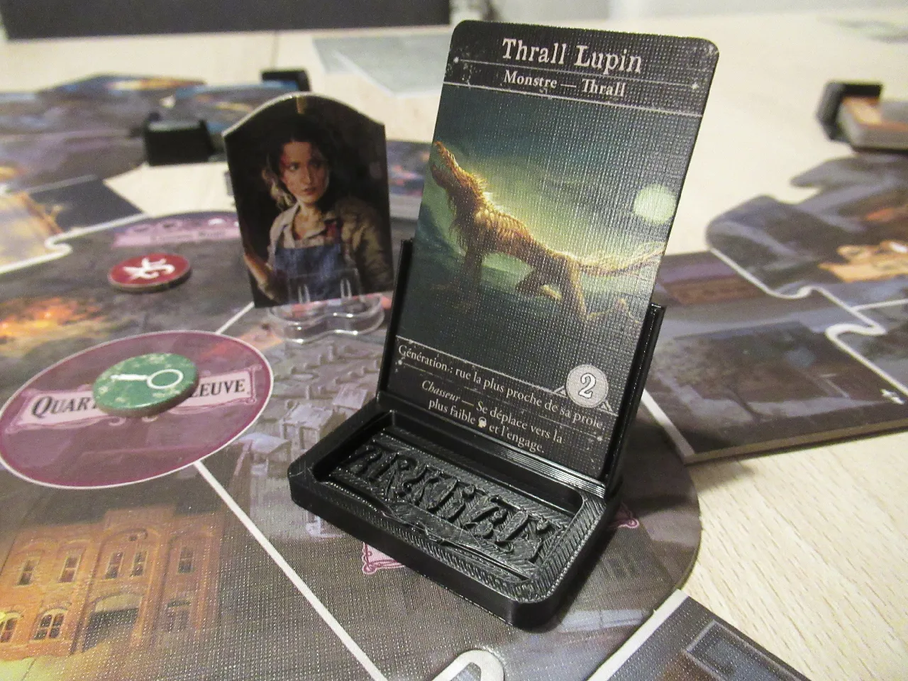 arkham horror 3rd edition cards Insert compatible with base game (3rd edition) Players will have to gather clues Monster card holder Arkham Horror