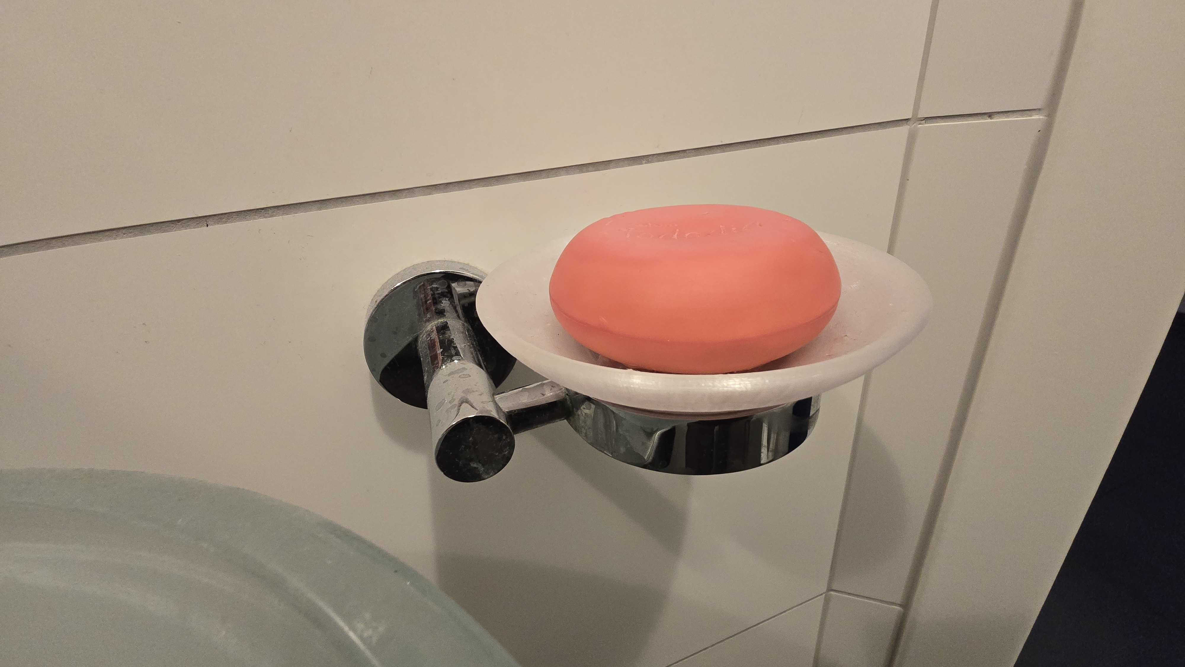 aesthetic round soap holder - three different variants