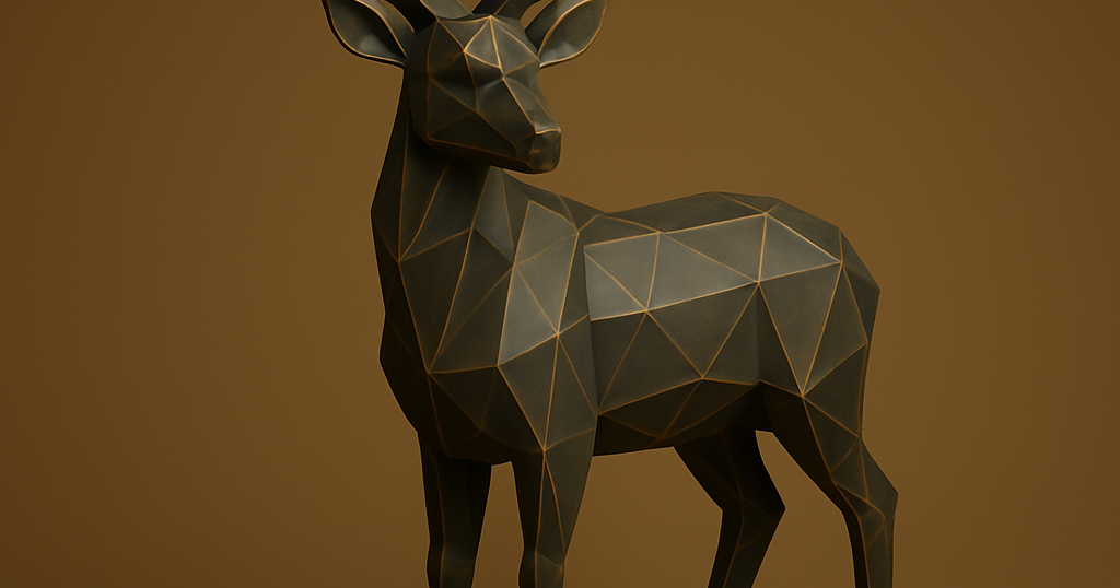 CF Deer by AR3DP | Download free STL model | Printables.com - 3D model önizlemesi