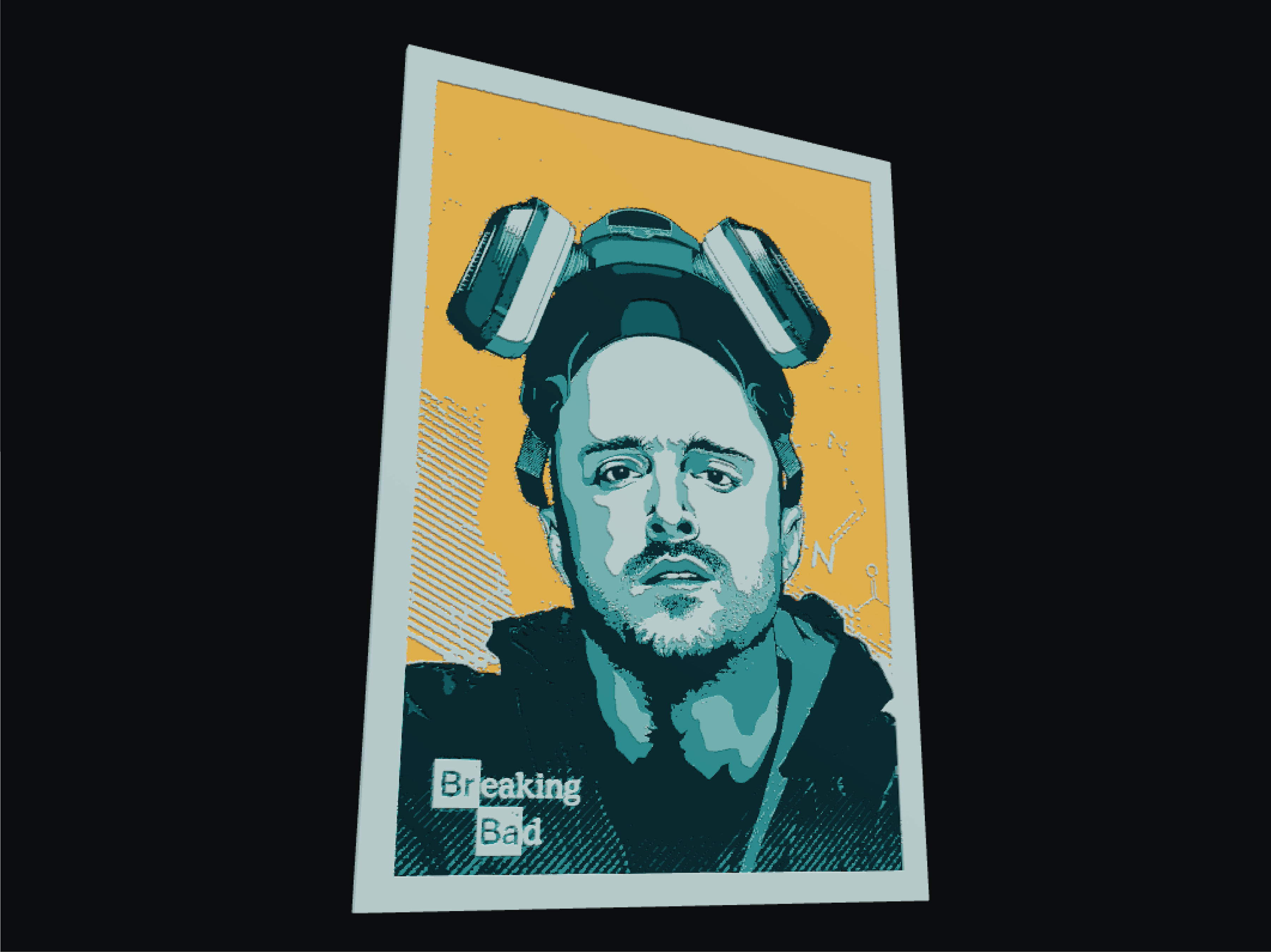 breaking bad - jessi pinkman hueforge