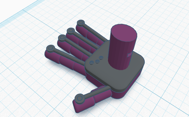 GrabPack Purple Hand