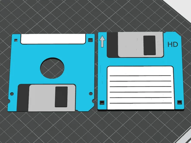 Multicolor Floppy Disk Micro SD Card Holder for AMS