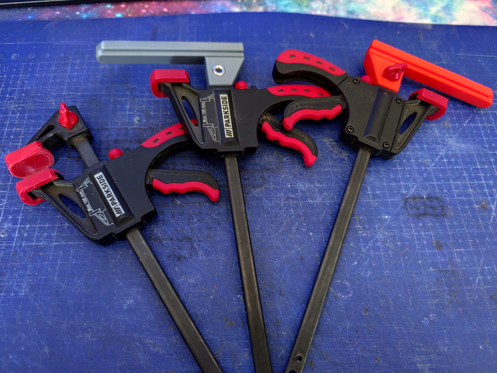 Parkside small clamp adaptor for track saw track