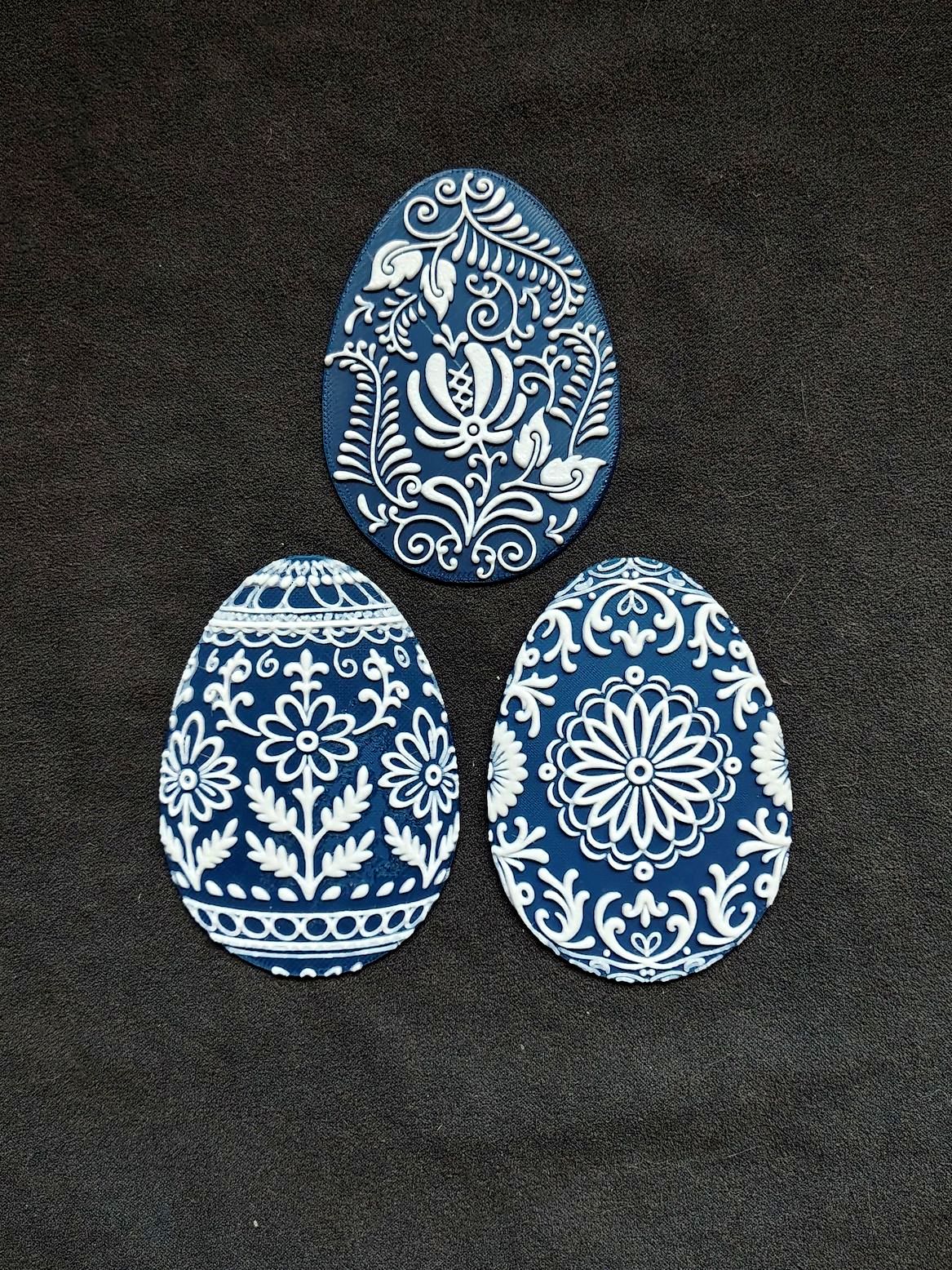 Easter egg set (blue)