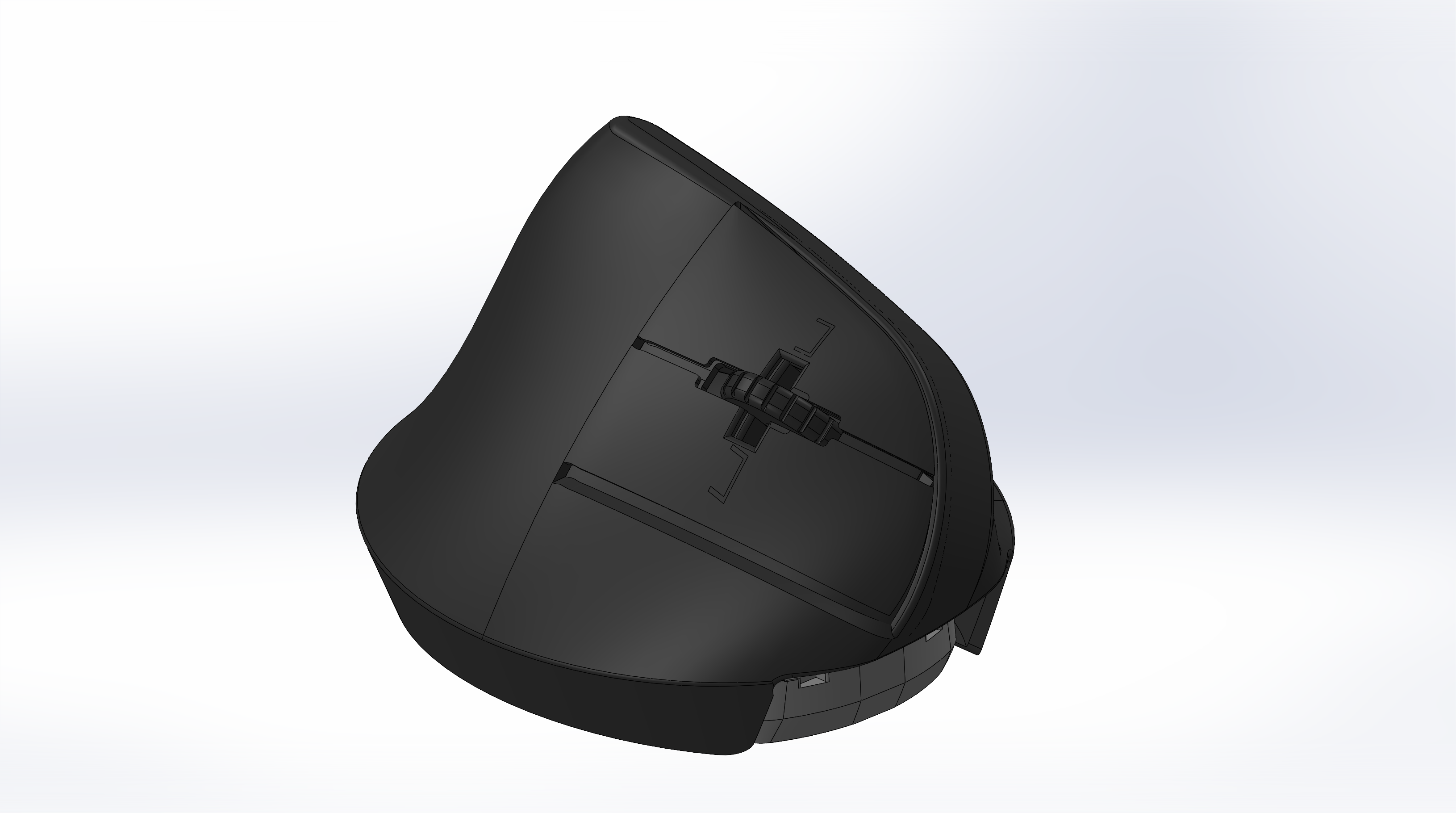 Vertical Mouse Adapter for HyperX Pulsefire Saga