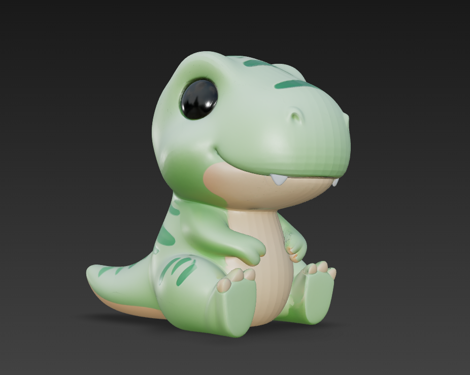 Cute Trex Mini Figure