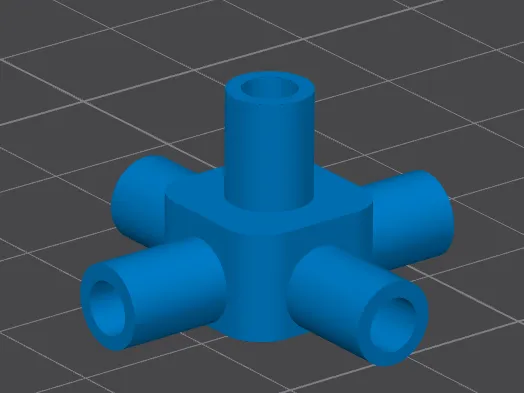 4-Way Hose Manifold for 6.2mm PVC Hose | 1-in 4-out Splitter
