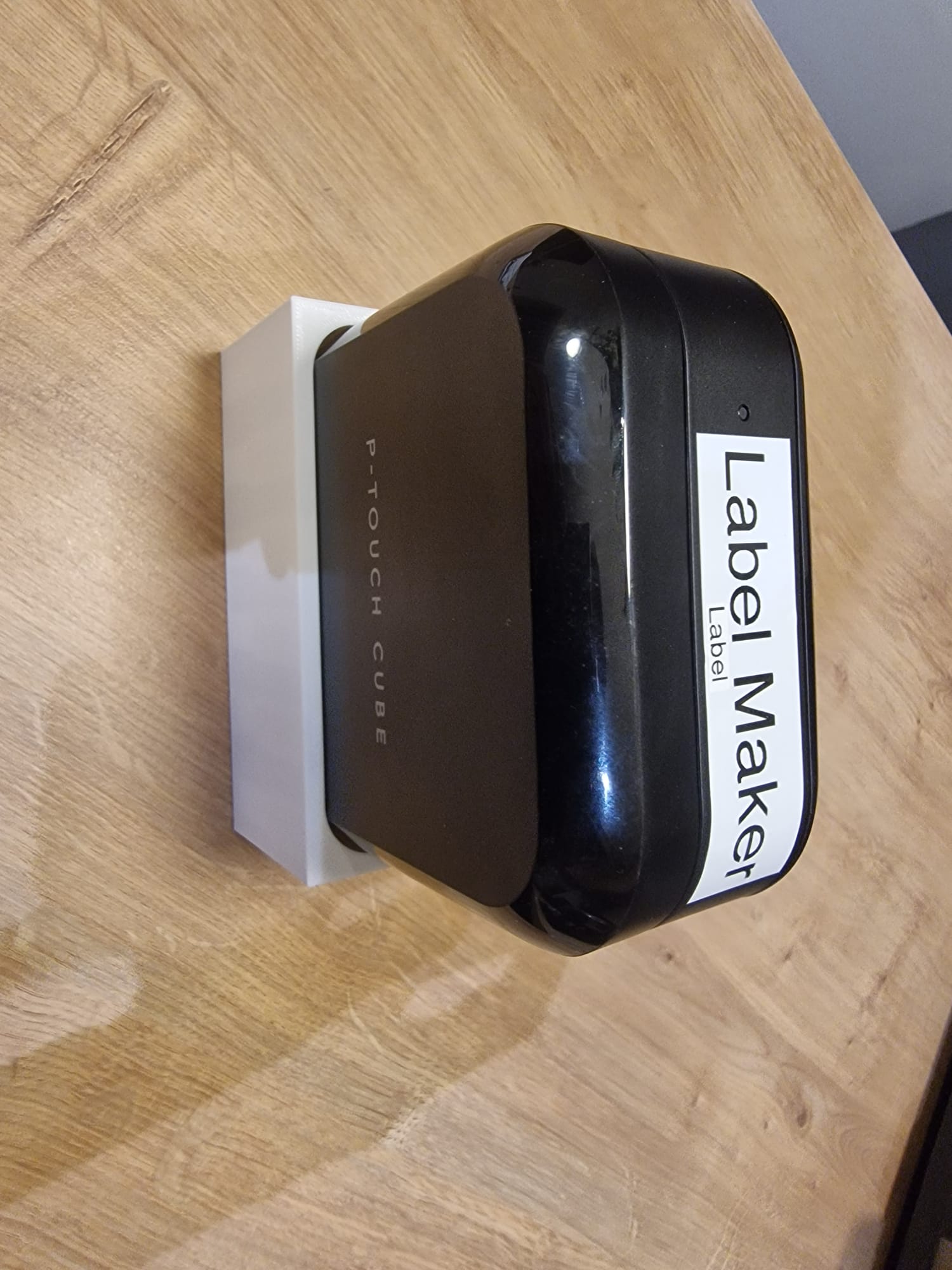 Brother P-Touch Cube Plus Multiboard Holder with cable storage