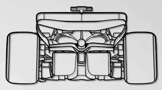 F1 Ferrari SF-24 Back Wall Art