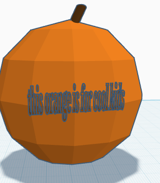 cool kid orange