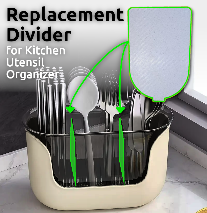 Replacement Divider for Kitchen Utensil Organizer