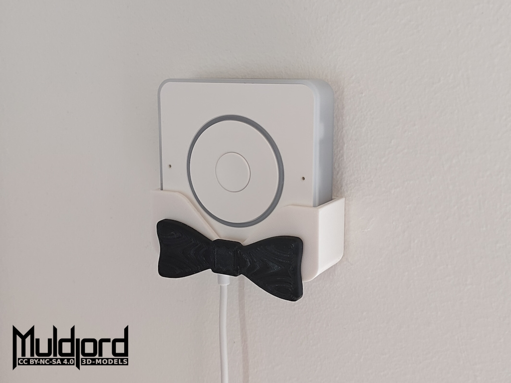Home Assistant Voice PE wall mount with bow tie
