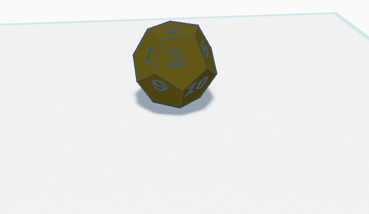 12 sided dice