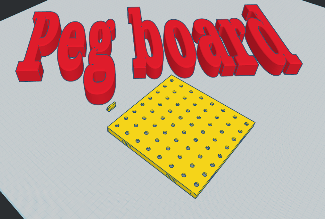 peg board