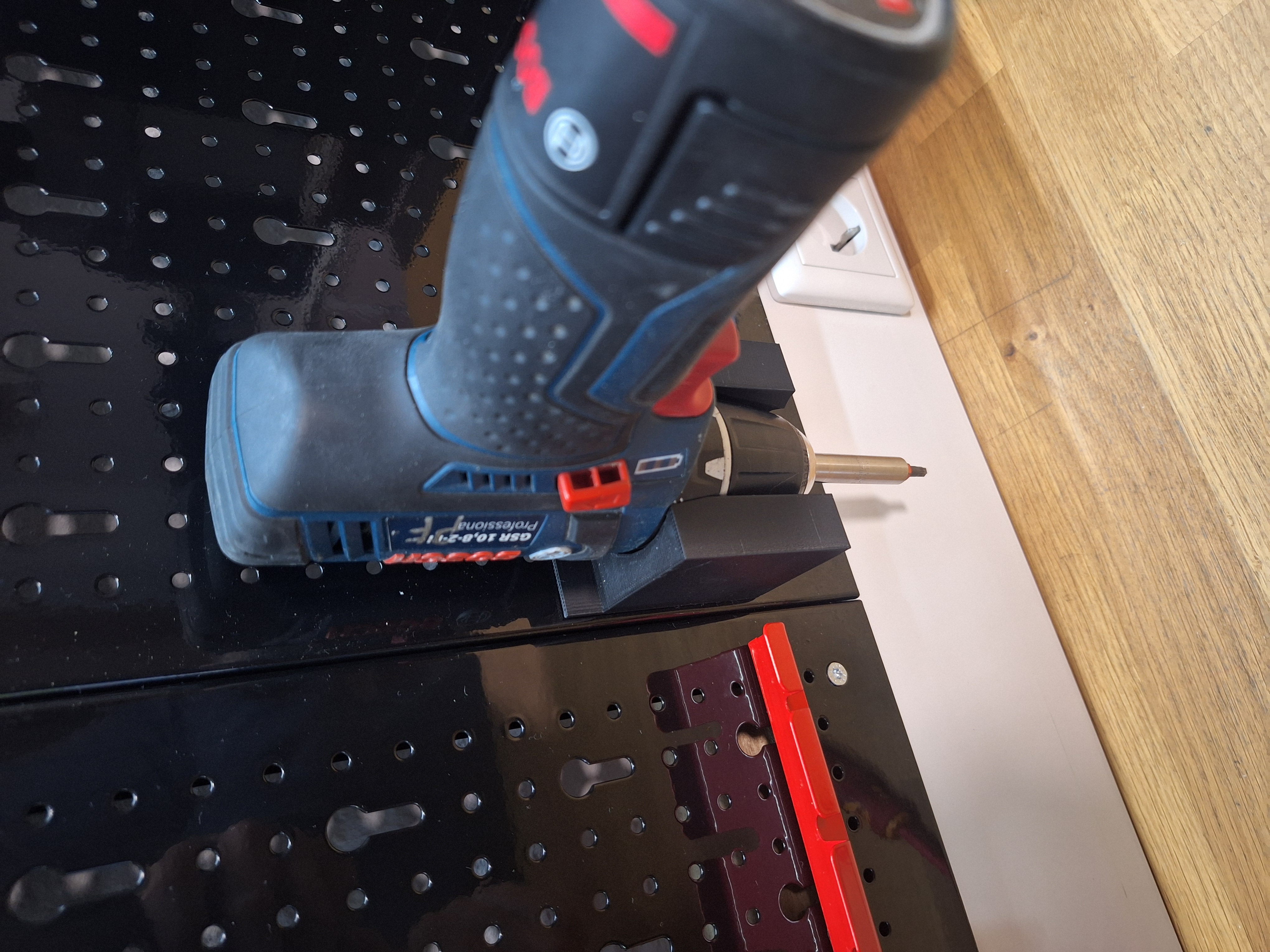 Pegboard Holder Bosch 12V/10,8V /Halter Lochwand