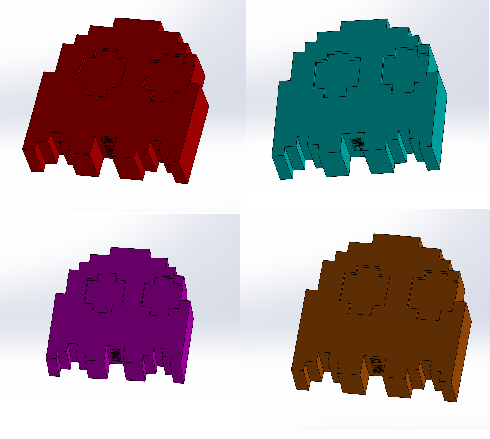 Pac Man Ghosts — miniatura 2