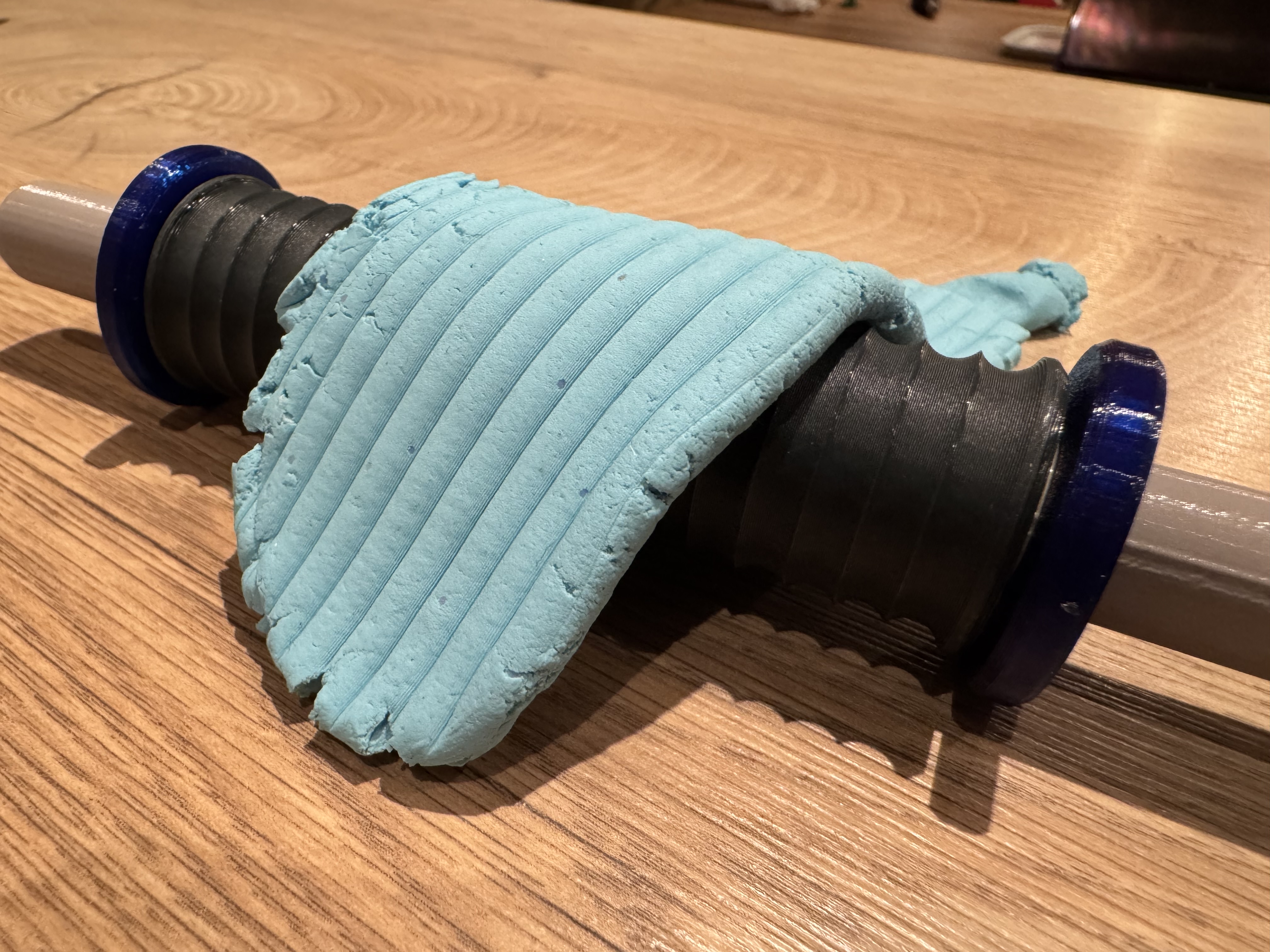 Playdough rollers - Notched