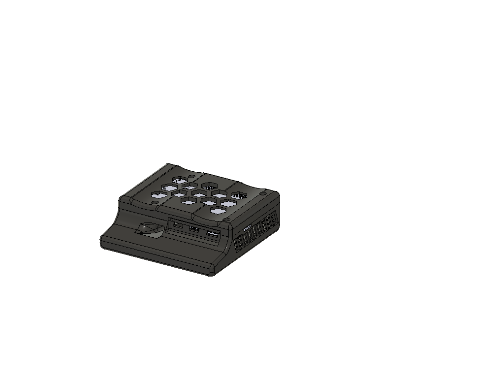 GDMK - Hyperpixel 4.0 Square Touch with Raspberry Pi5 enclosure (work in progress) — miniatura 3