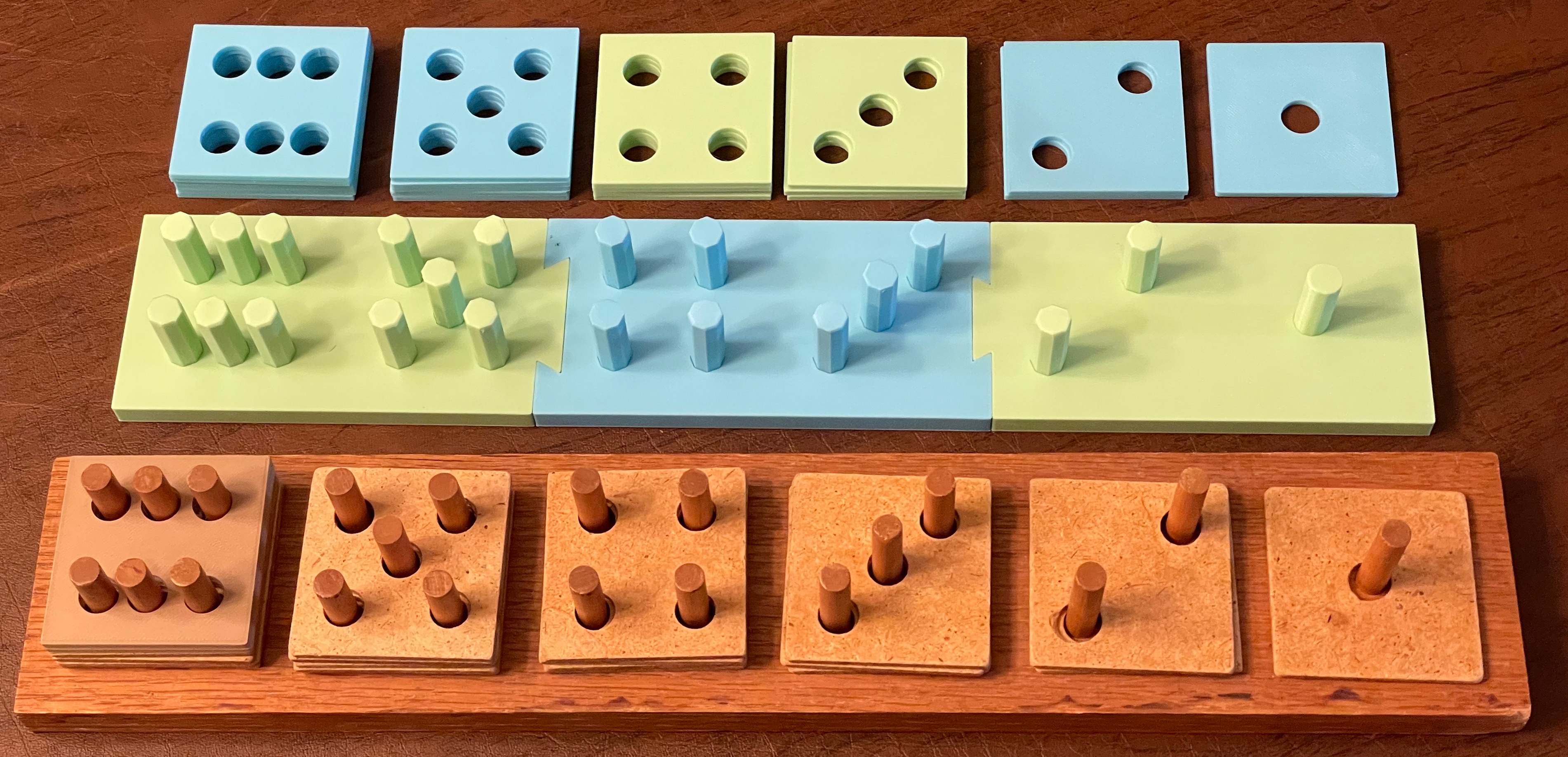 Pre-K kids counting toy