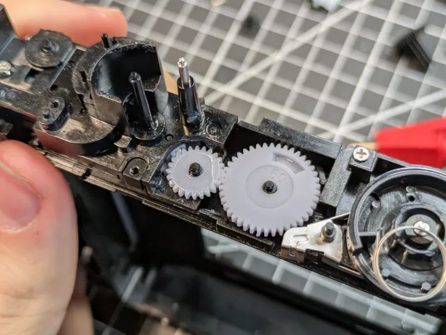 Instax SQ1 cam gear with extended groove