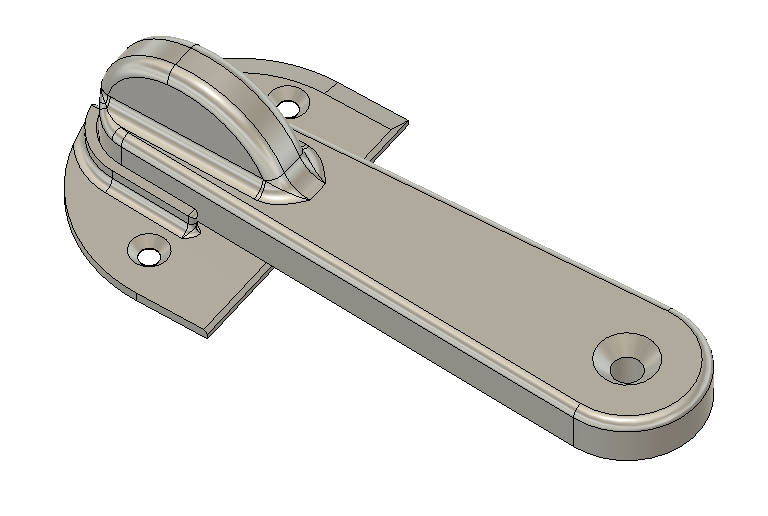 Barn Door Sleeper Latch