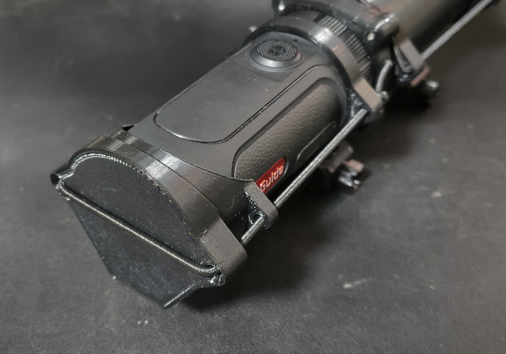 Killflash & Cap for GUIDE TE211M Thermal Rifle Scope Bridge