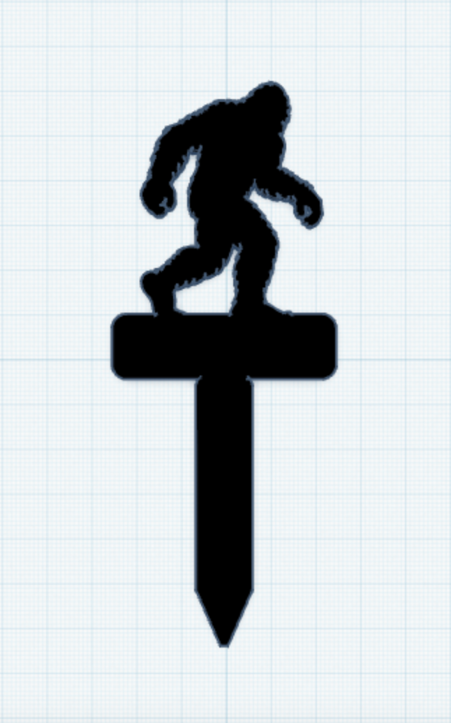 Bigfoot Plant Marker