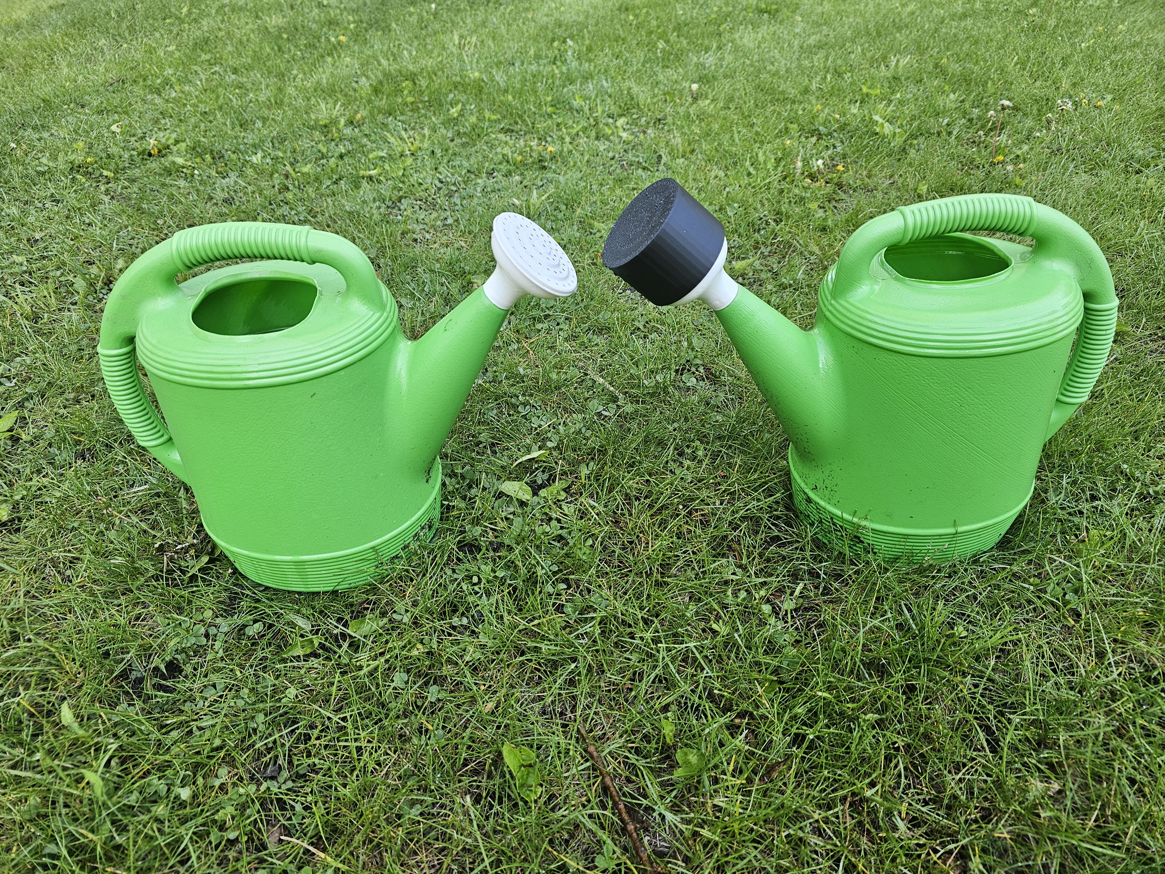 Sprinkler end for Menards watering can