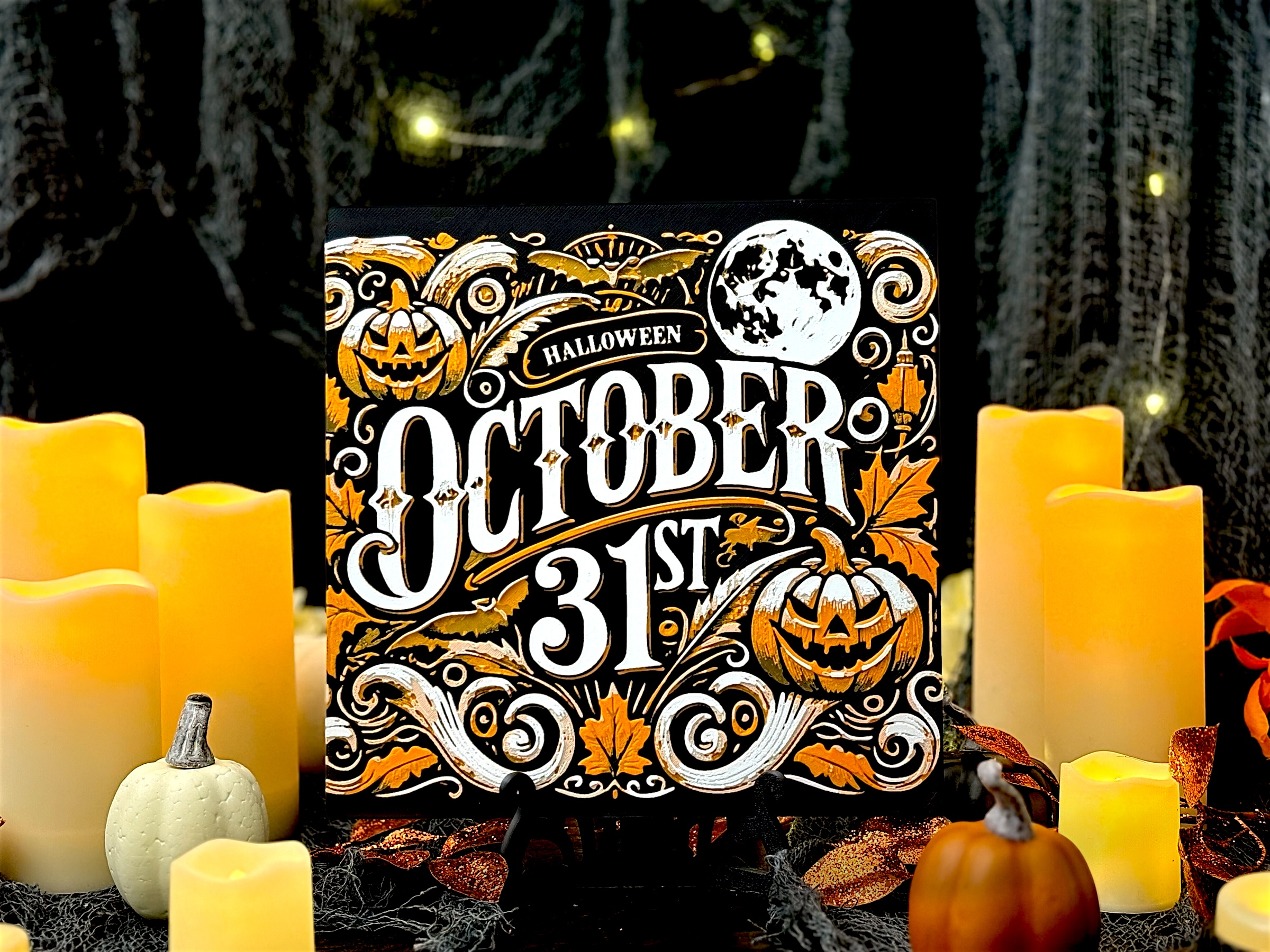 All Hallows’ Embrace – October 31st Halloween Hueforge