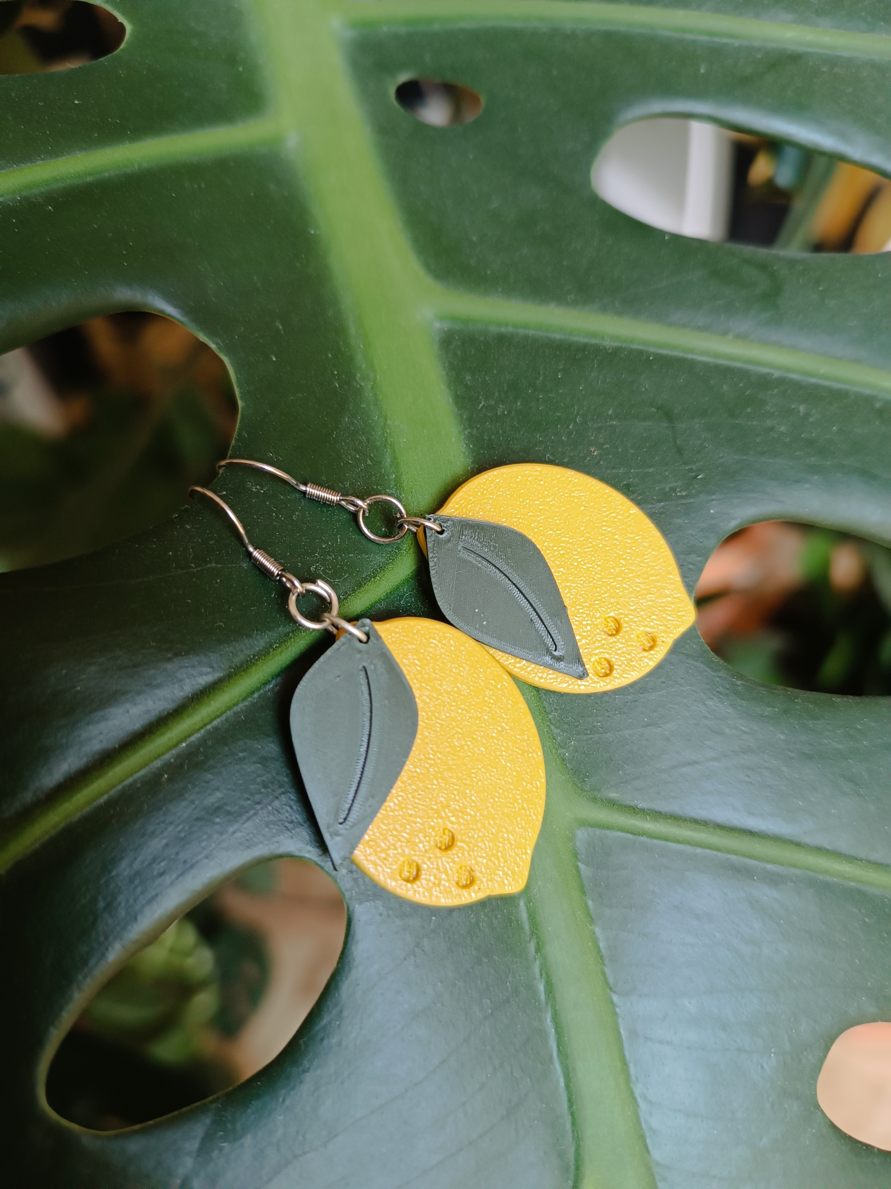 Lemon earrings