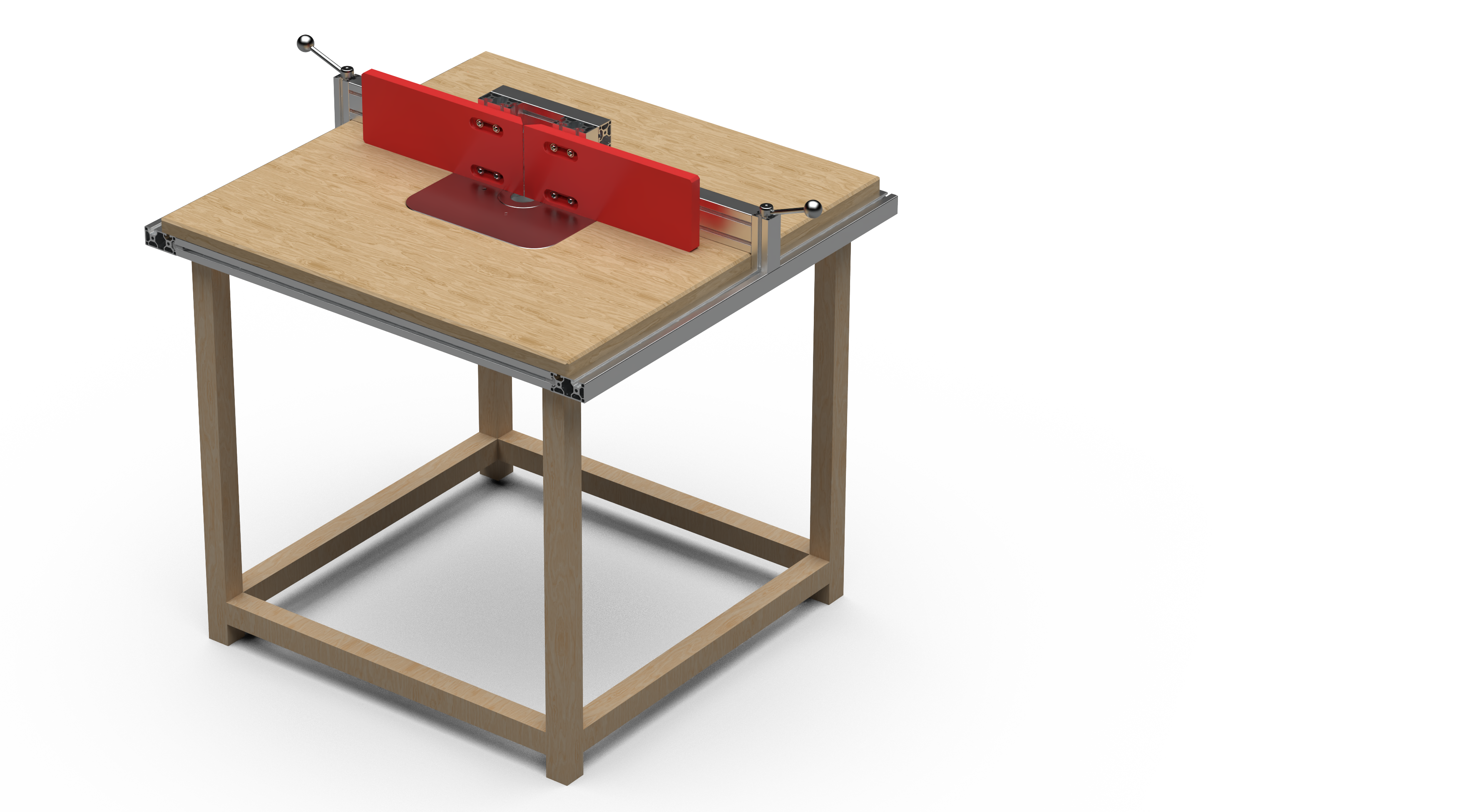 Professional Parametric Router Table (CMT 7E Optimized) 3D model by Giancarlo Mannoia