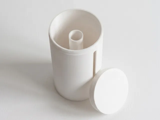 Paper Towel Roll Dispenser - Removable Lid and Core V1