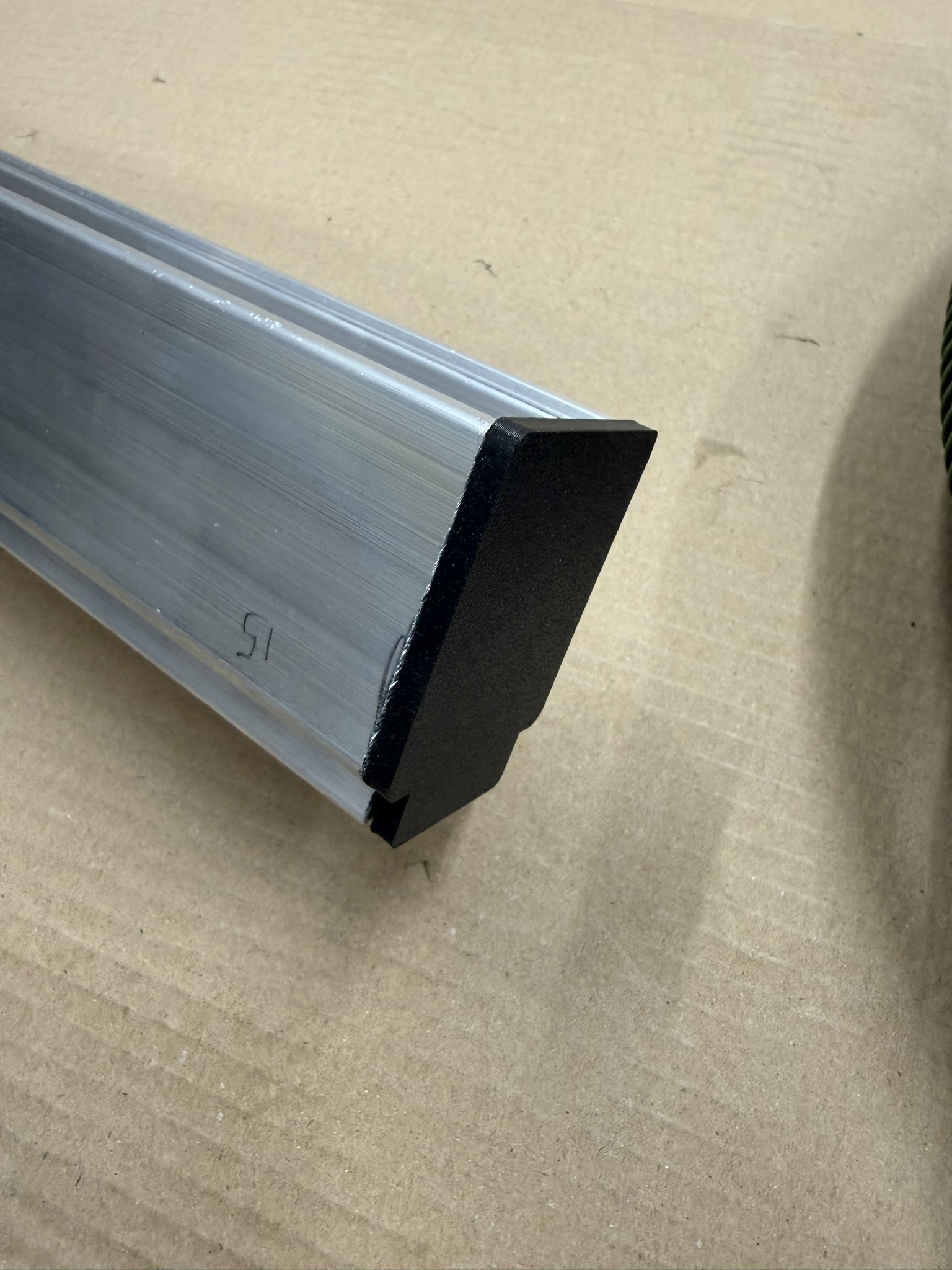 K2 SolidRail end cap solar