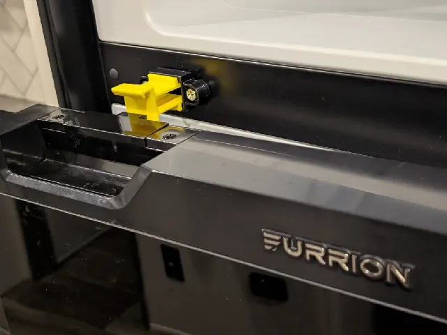 Furrion fridge door keeper-open clip