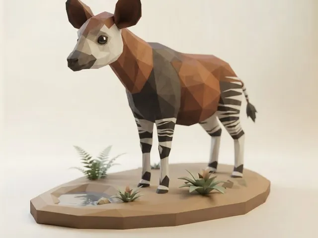 Low Poly Okapi