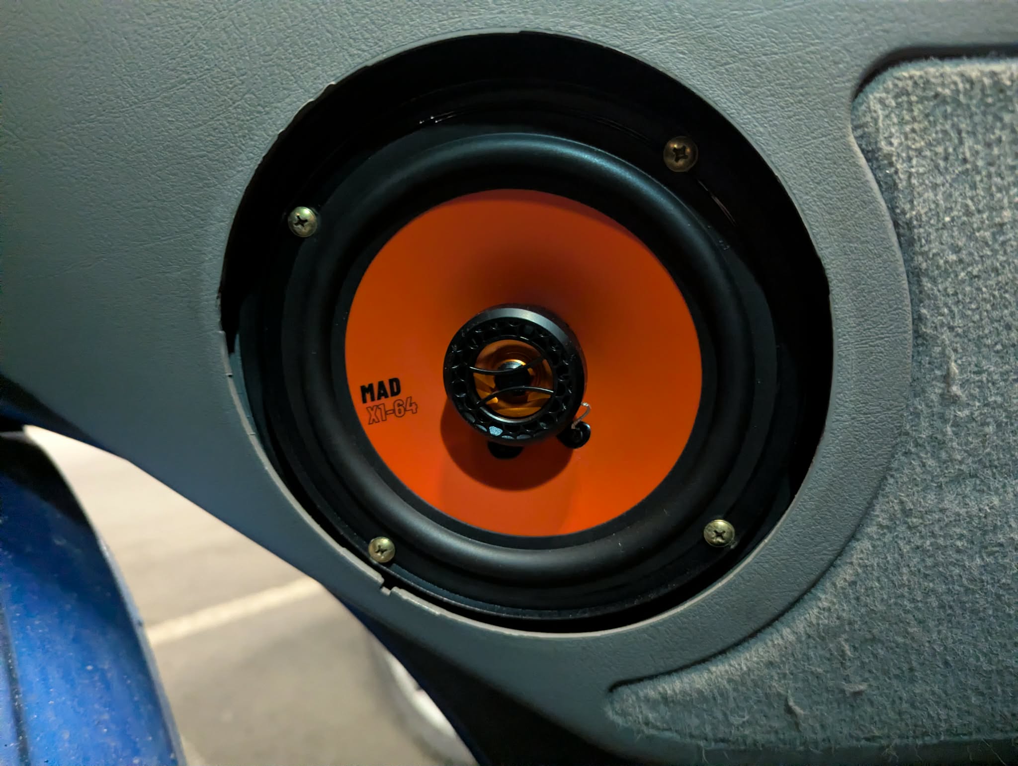 VW T4 speaker upgrade 6.5 inch and tweeters transport/caravelle/multivan