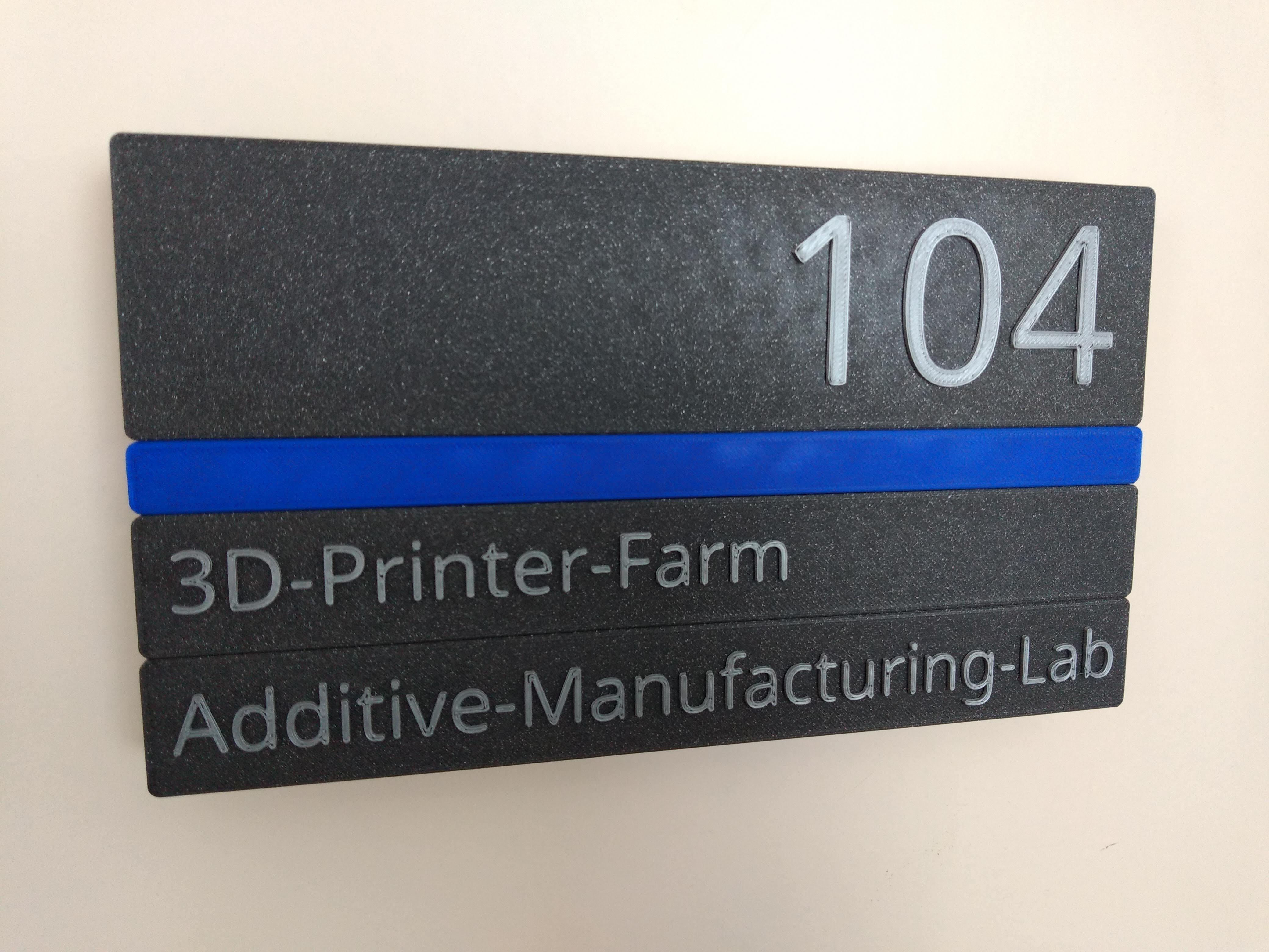 Modular Door Sign