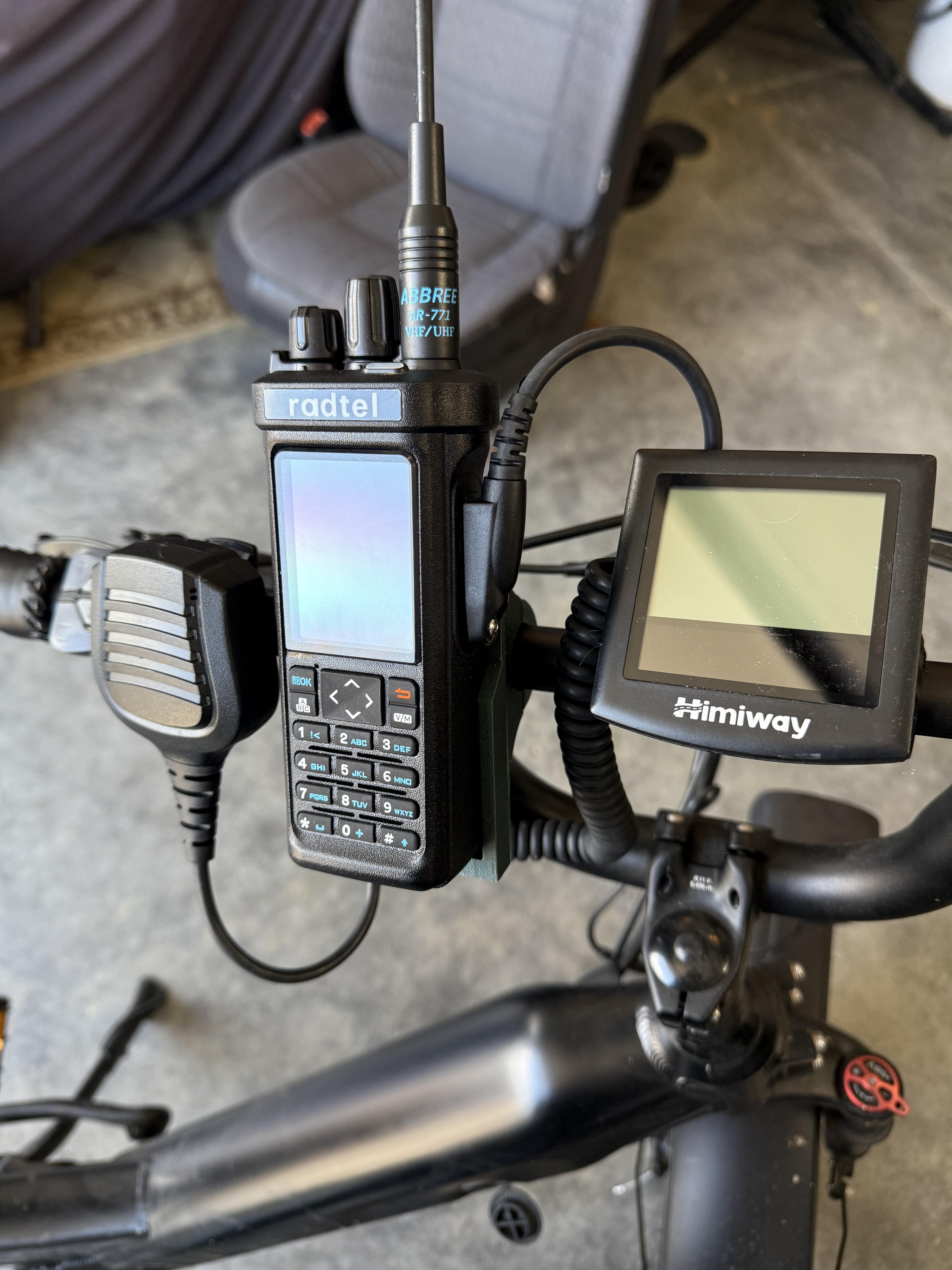 Radtel RT-950 (pro) handlebar mount