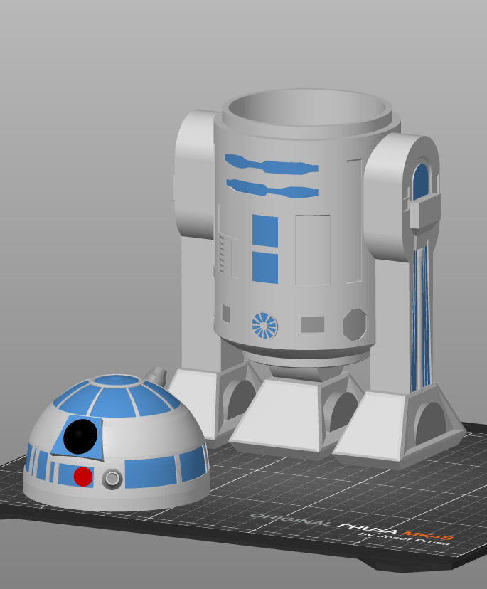 R2D2 beer can holder