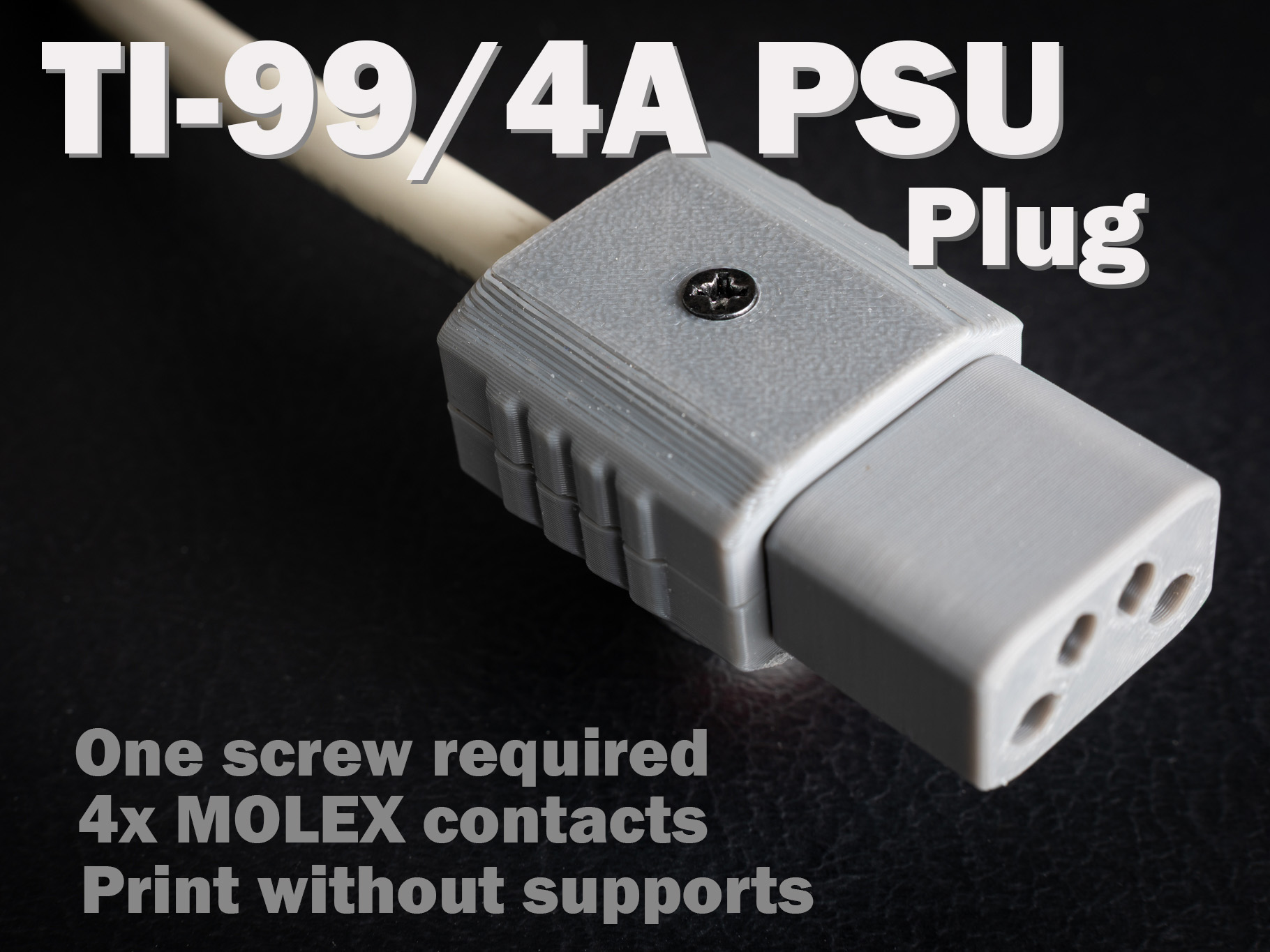 TI99/4A PSU plug