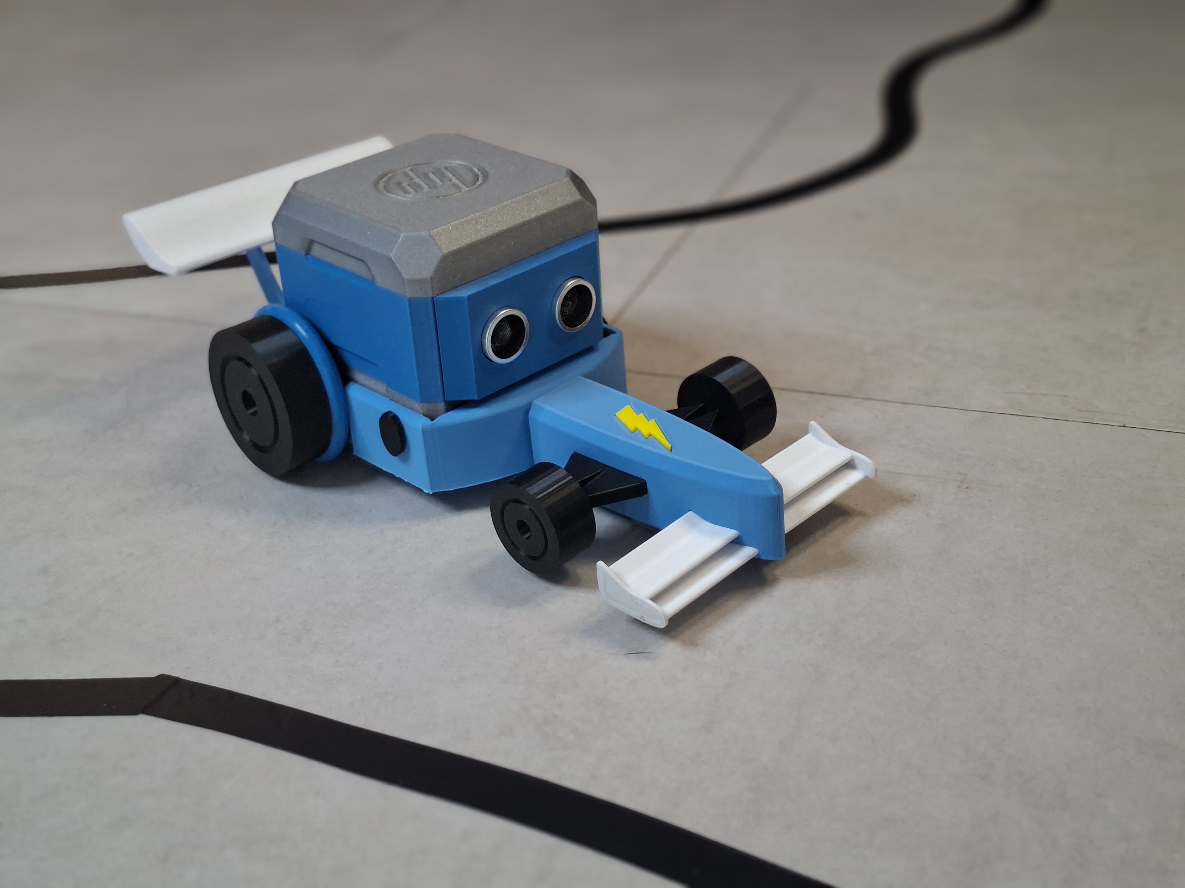 Otto Formula Racing Car – Modular Chassis for HP Robots Otto