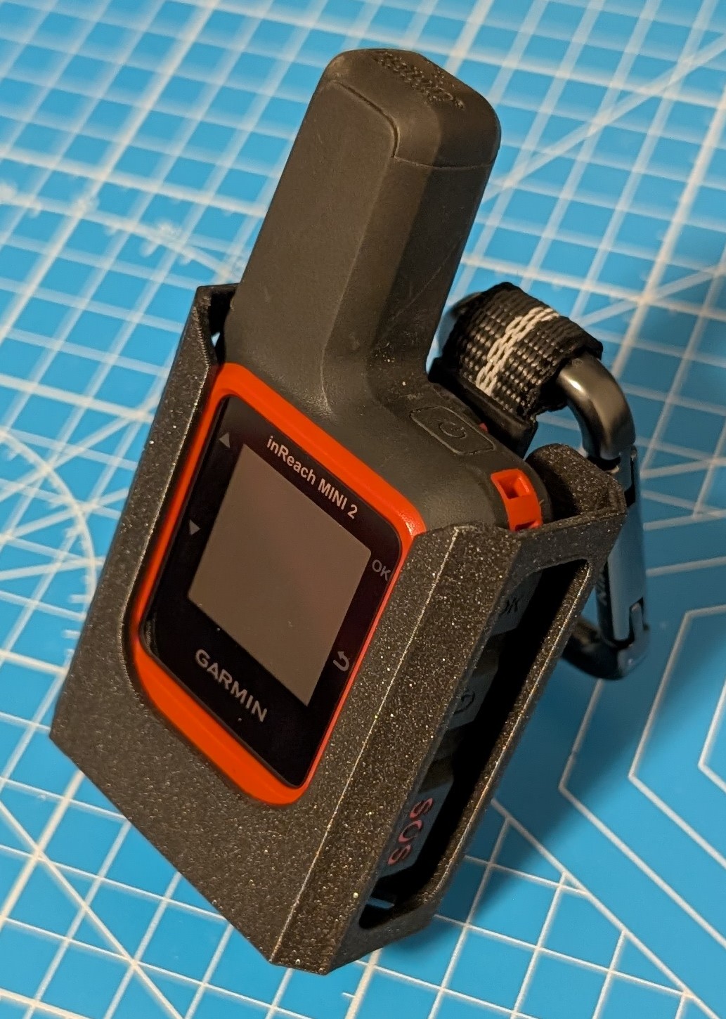 Garmin InReach Mini 2 -- GoPro Slide Mount 3D model