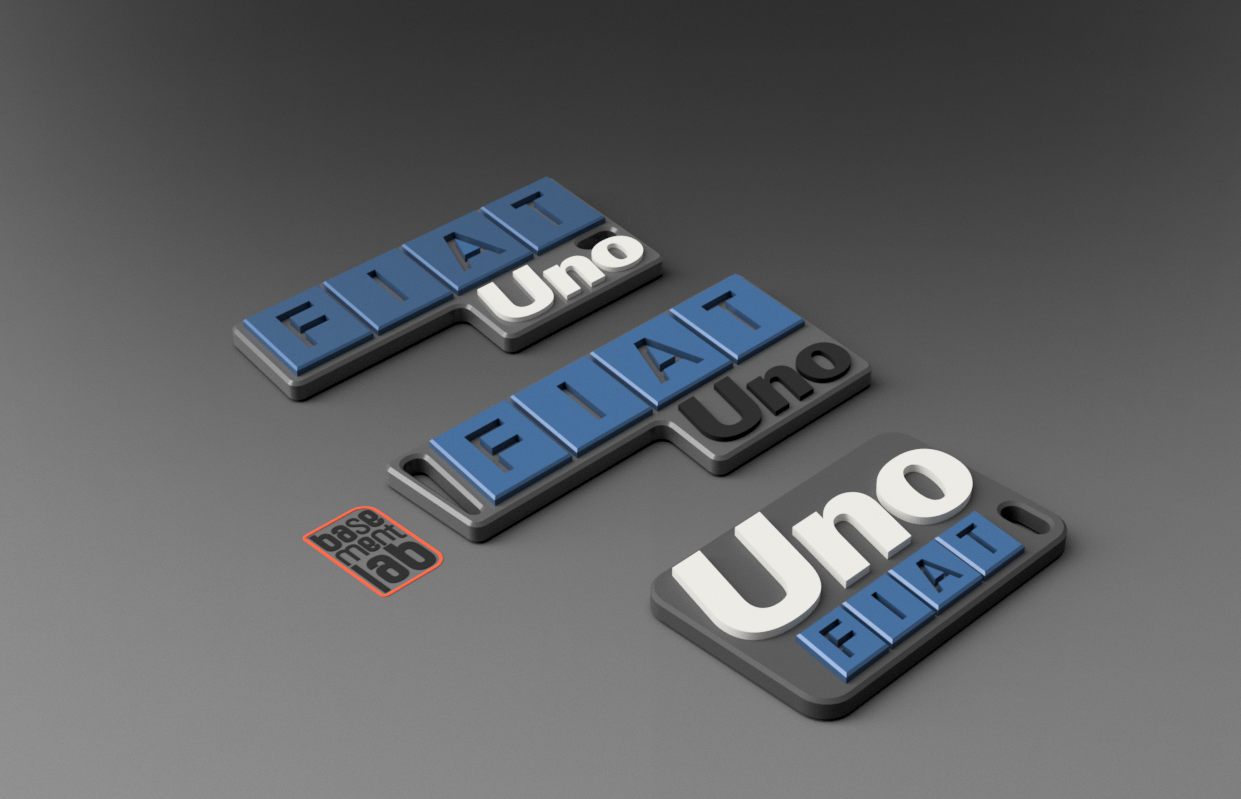 Fiat Uno Classic - Keychain - Portachiavi - Porte Clès - 钥匙链 - Schlüsselanhänger