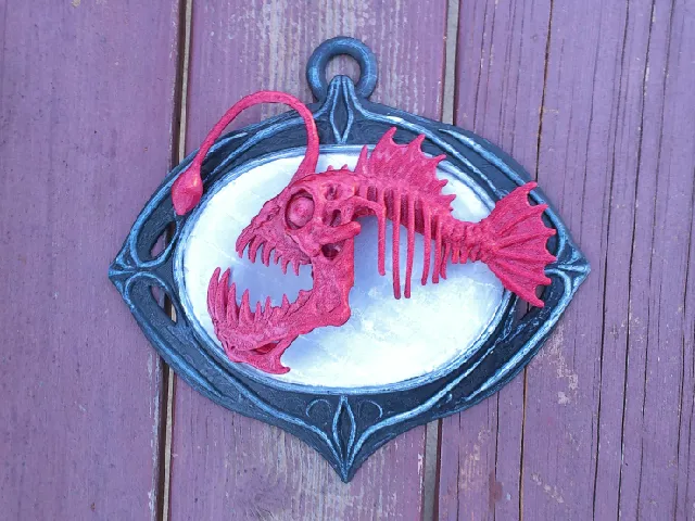 Anglerfish Skeleton Trophy - Fisherman Trophy