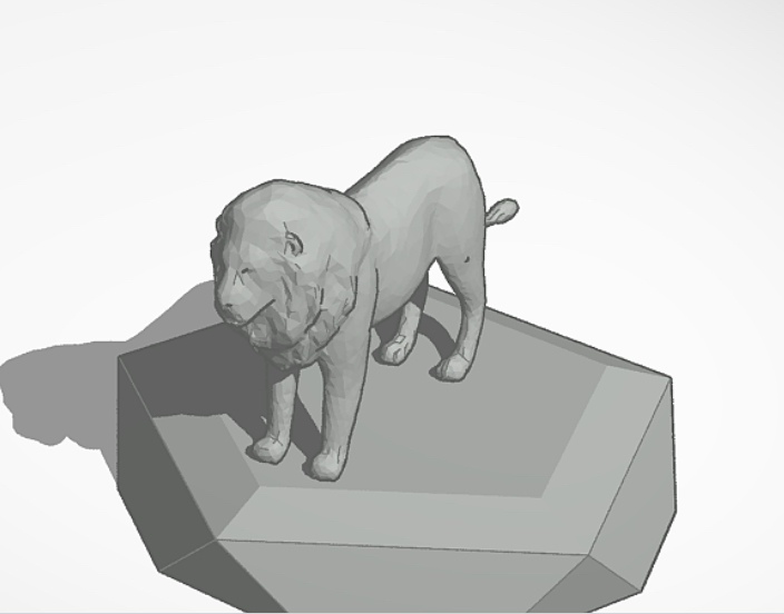 Lion statue