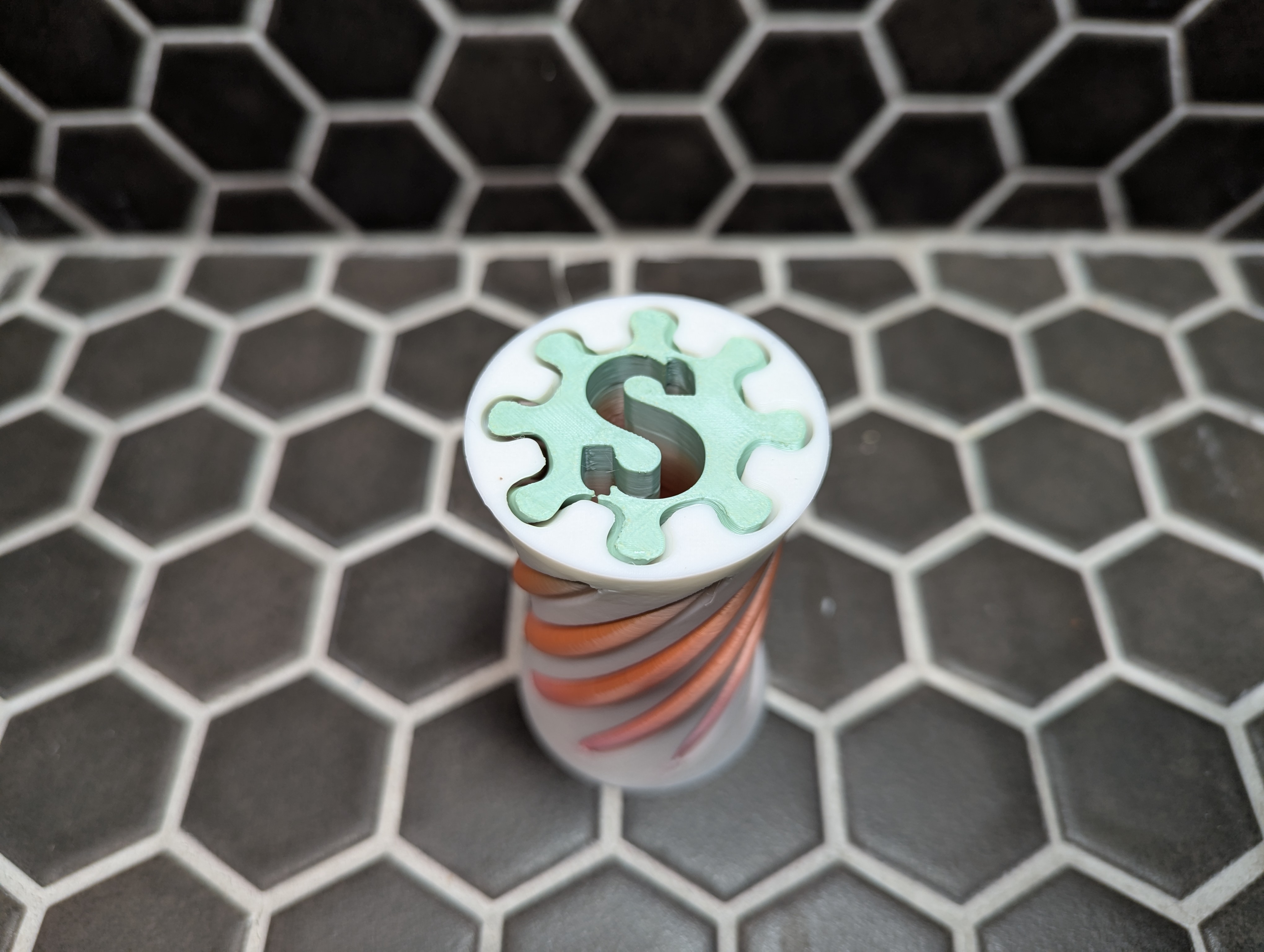 Letter S Spiral Vortex Fidget