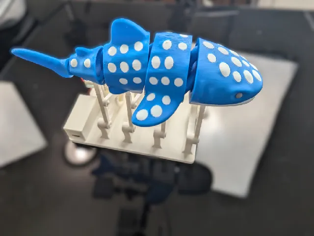 Kinetic Whale Shark Sculpture